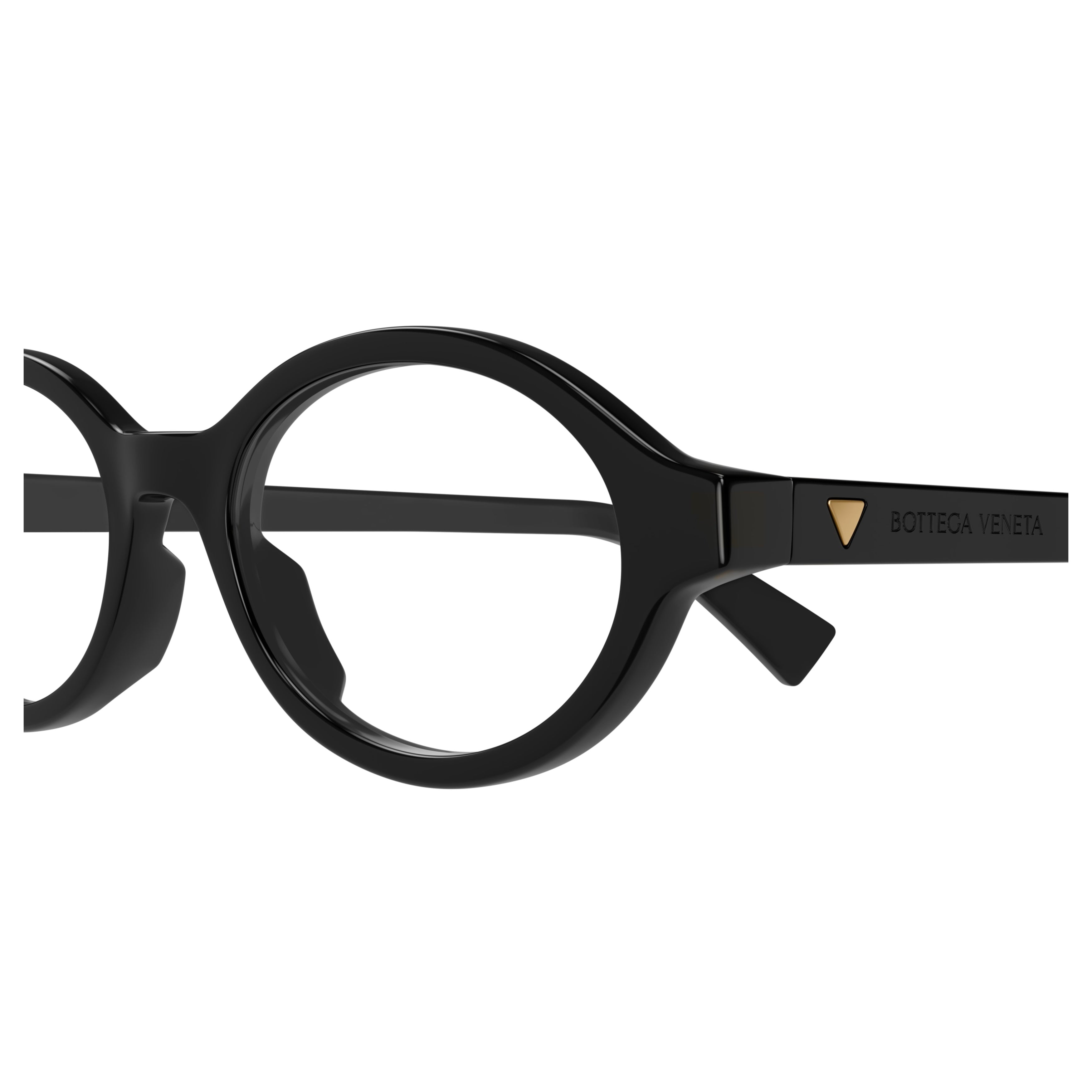 Bv1367o Rounded Frame Black Recycled Acetate Eyeglasses