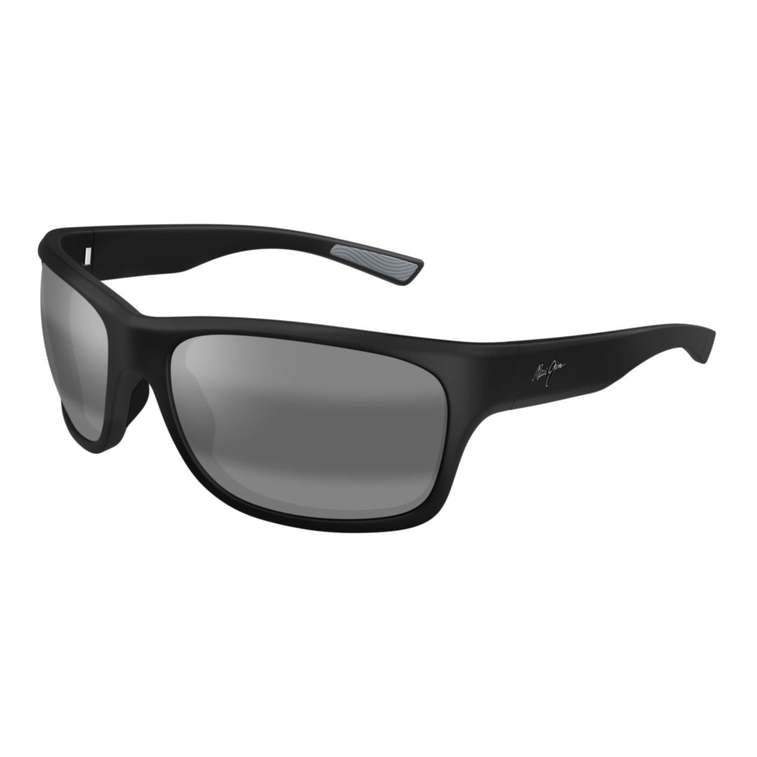 Ano Nui Matte Black Rectangular Frame Sunglasses