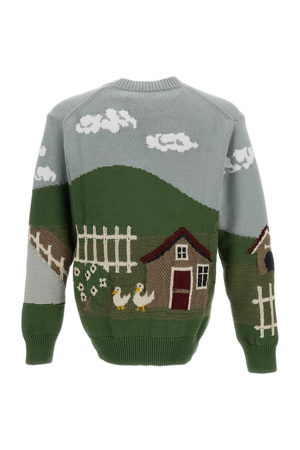 Embroidered Print Knitwear