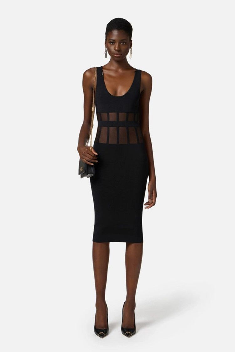 Fitted Midi Dress