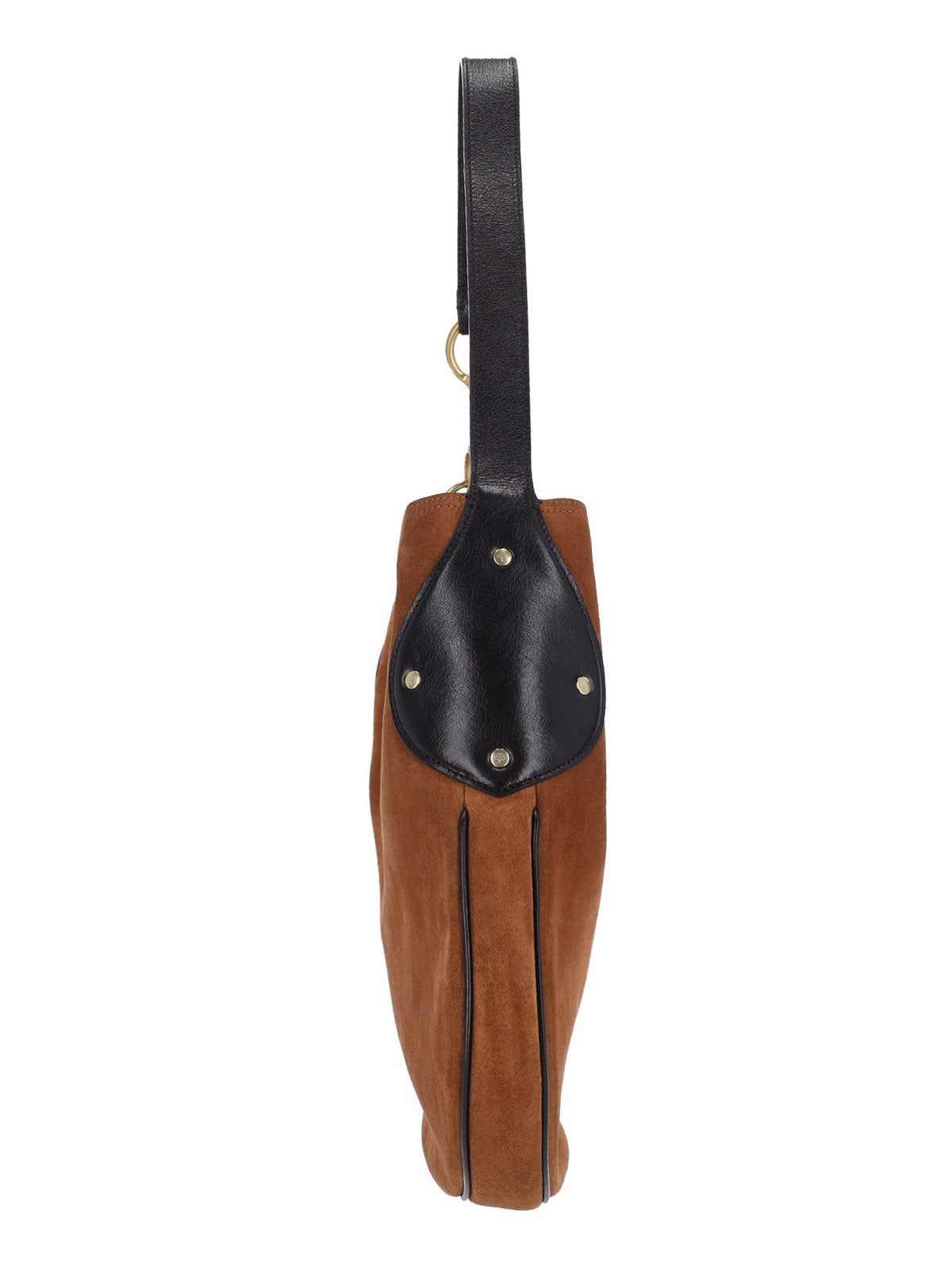 Large Calf Suede Shoulder Bag
