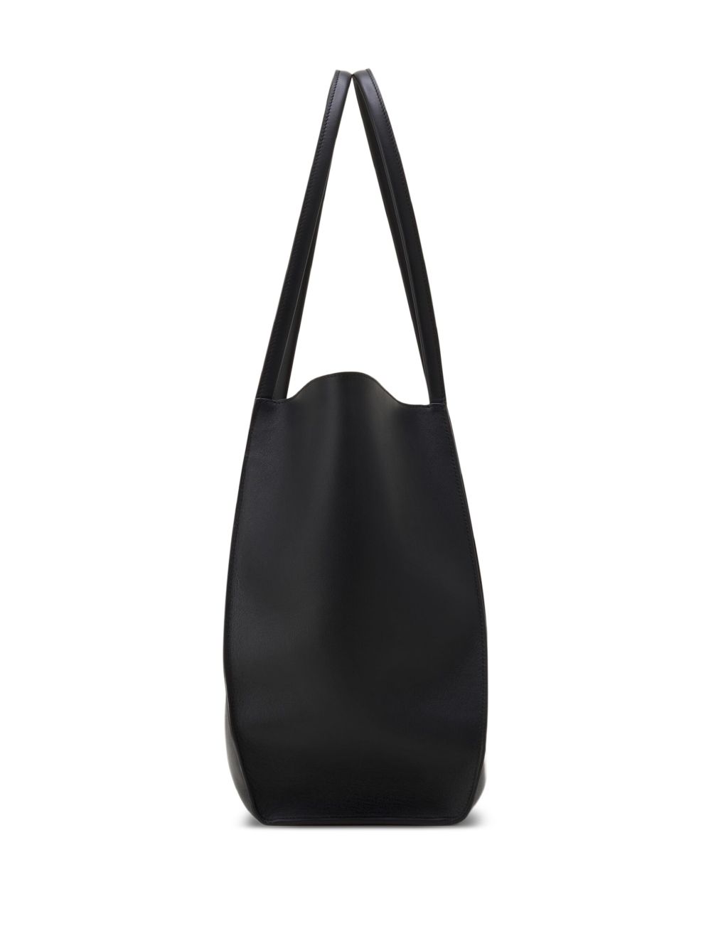 Structured Leather Tote Bag