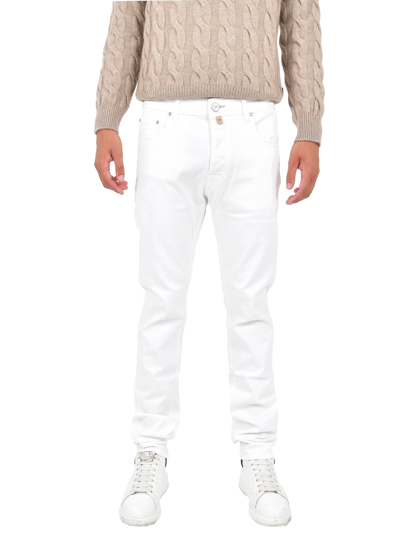 Five-Pocket Design Straight Fit Jeans