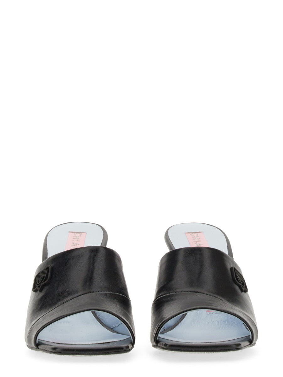 Black Leather Sandal