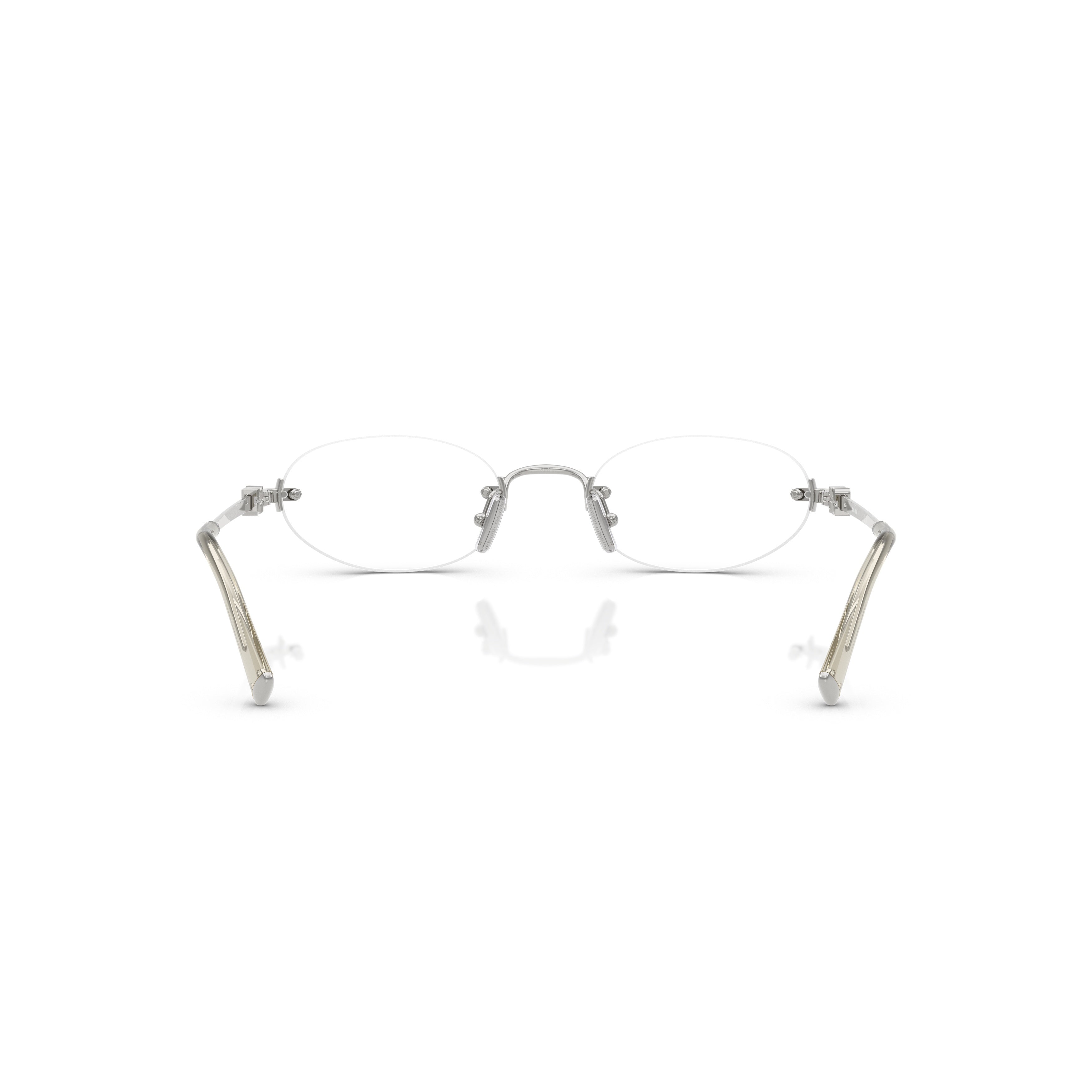 0mu 53wv Rimless Oval Eyeglasses