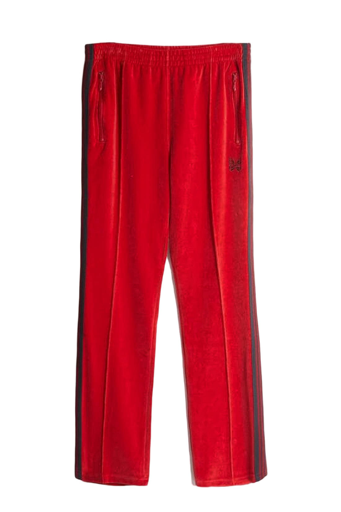 Red Velour Jogger Pants