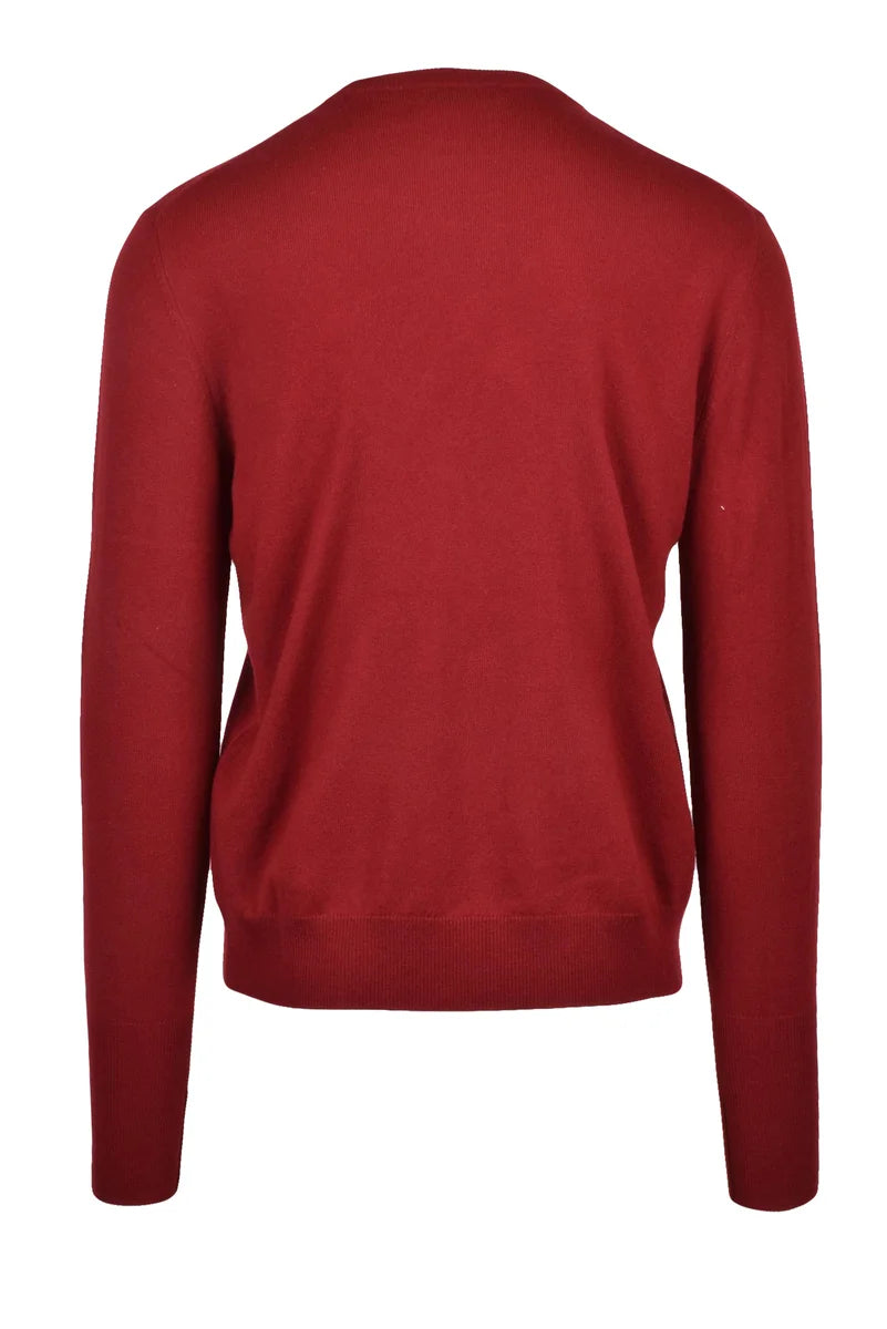 Cashmere Crewneck Pullover - Red