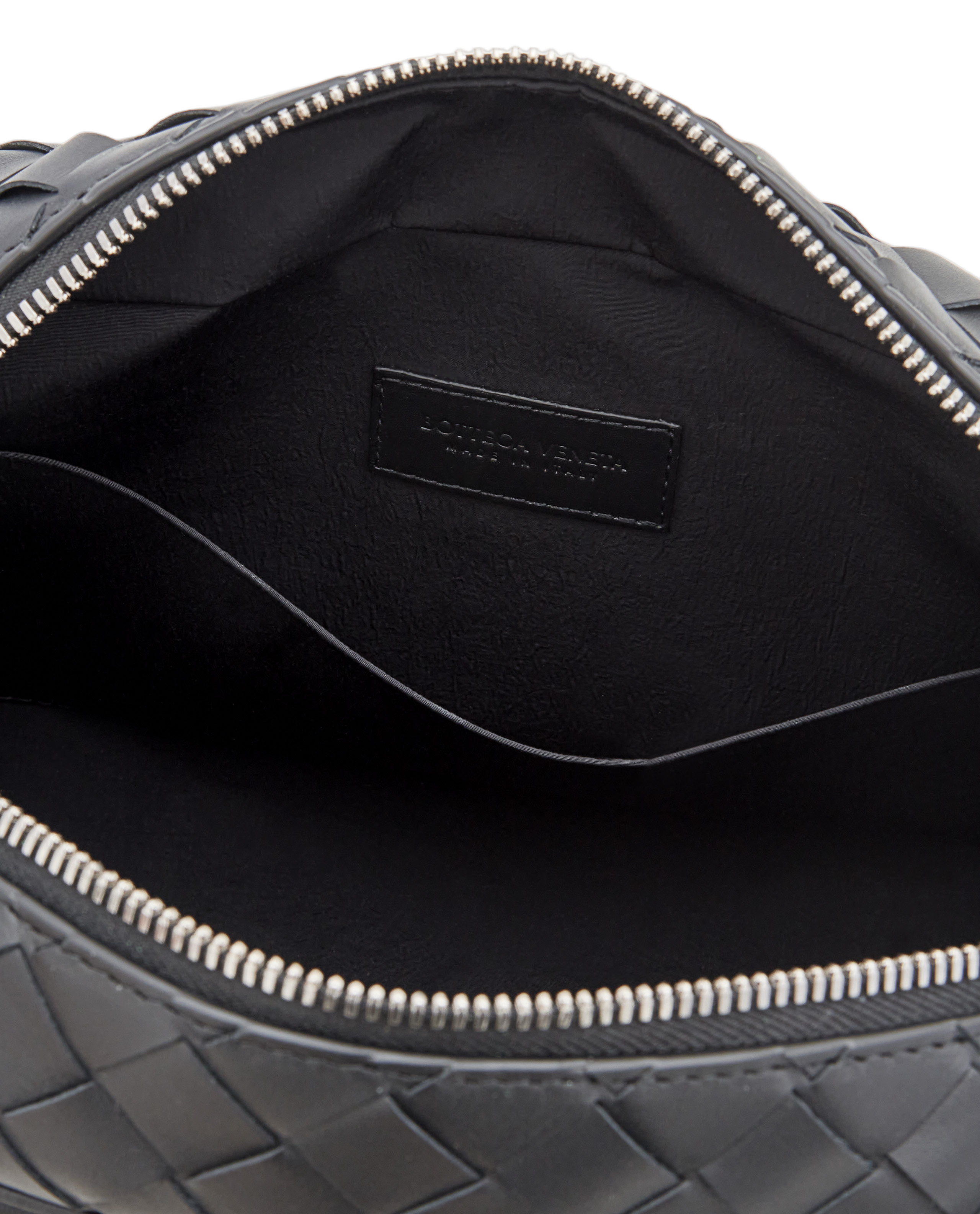 Black Leather Small Beauty Case