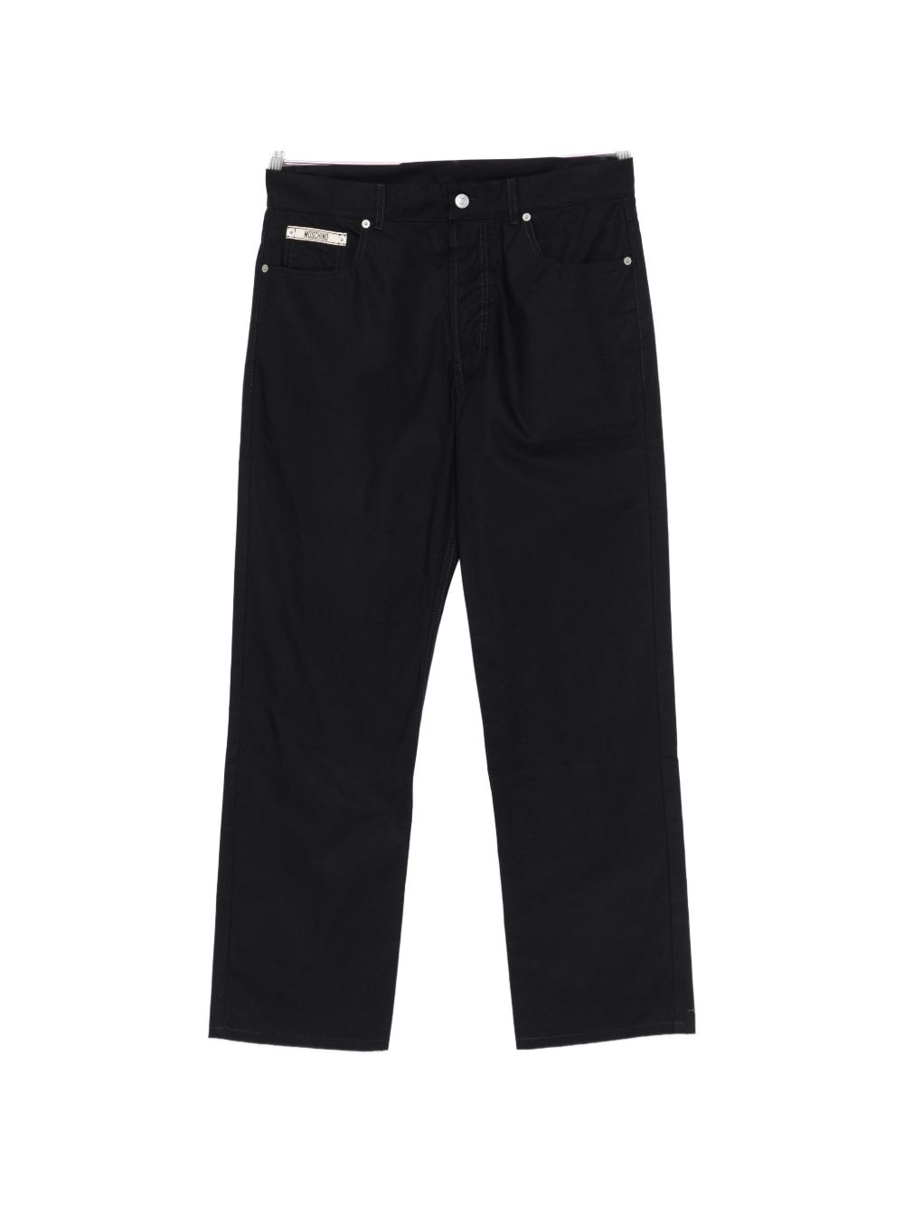 Straight-Leg Trousers In Silk And Nylon Blend
