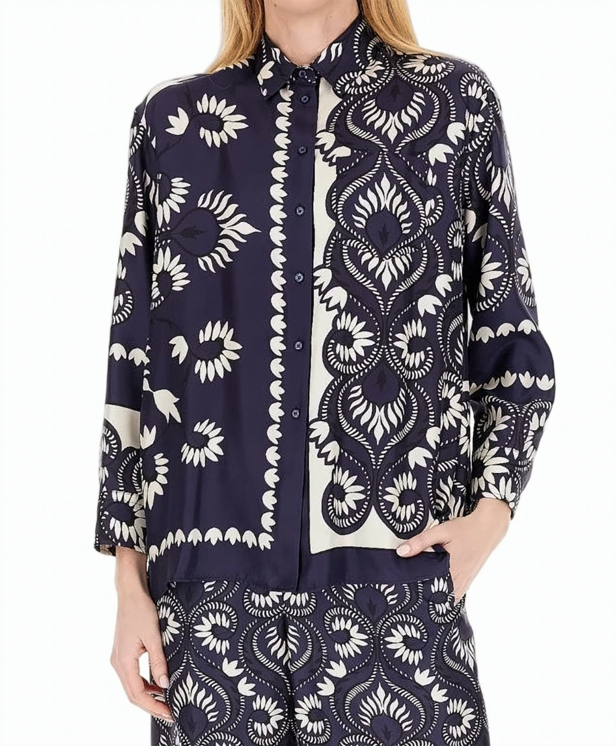 Cotton Long Sleeve Collar Shirt