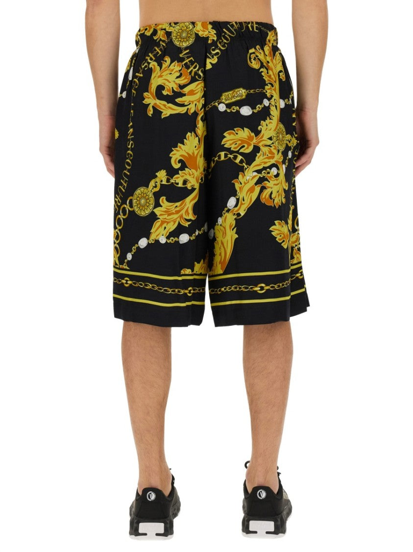 Chain Couture Bermuda Shorts