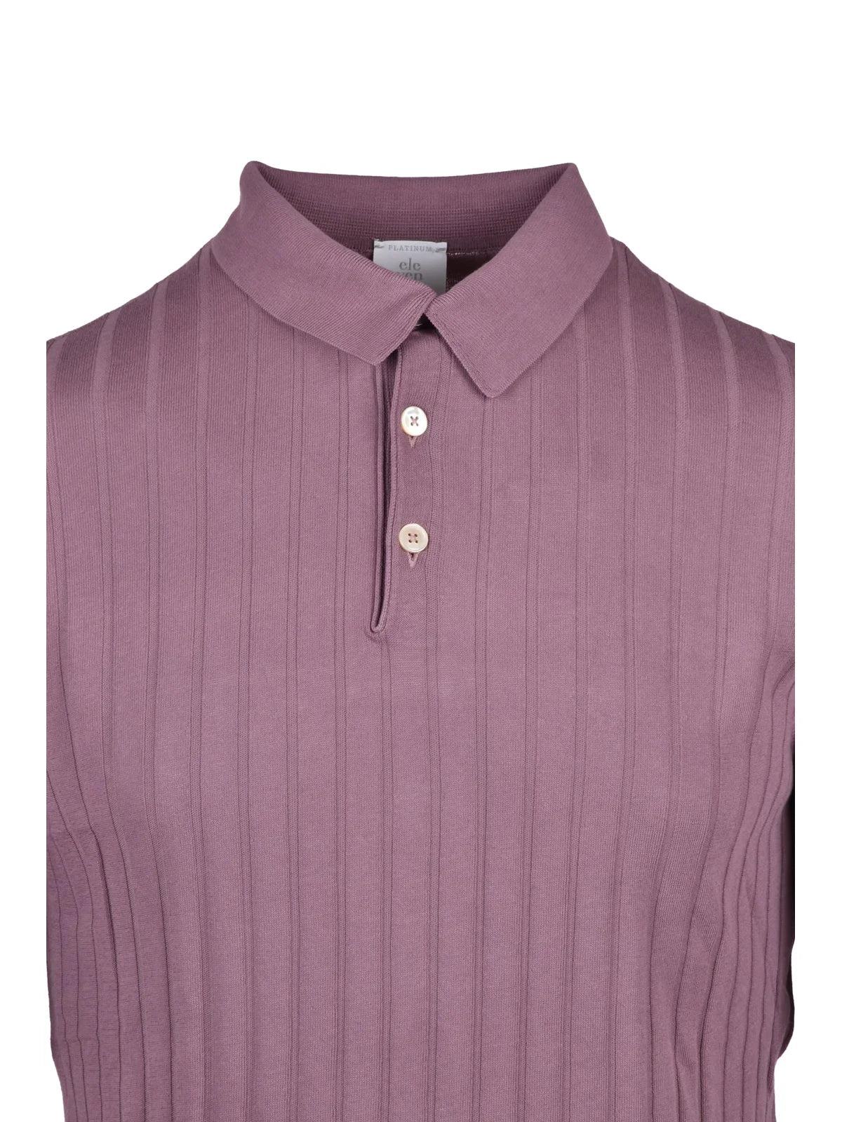 Knit Polo Shirt - Old Rose