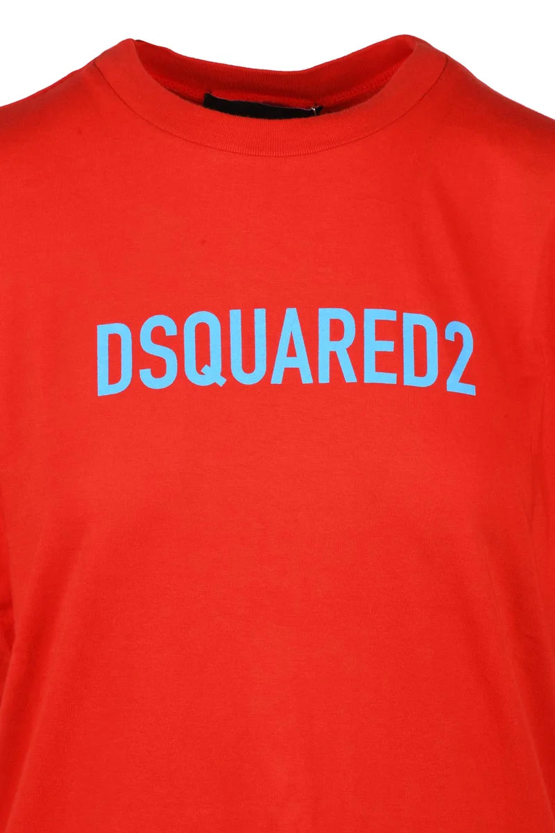 Crew Neck T-shirt - Red
