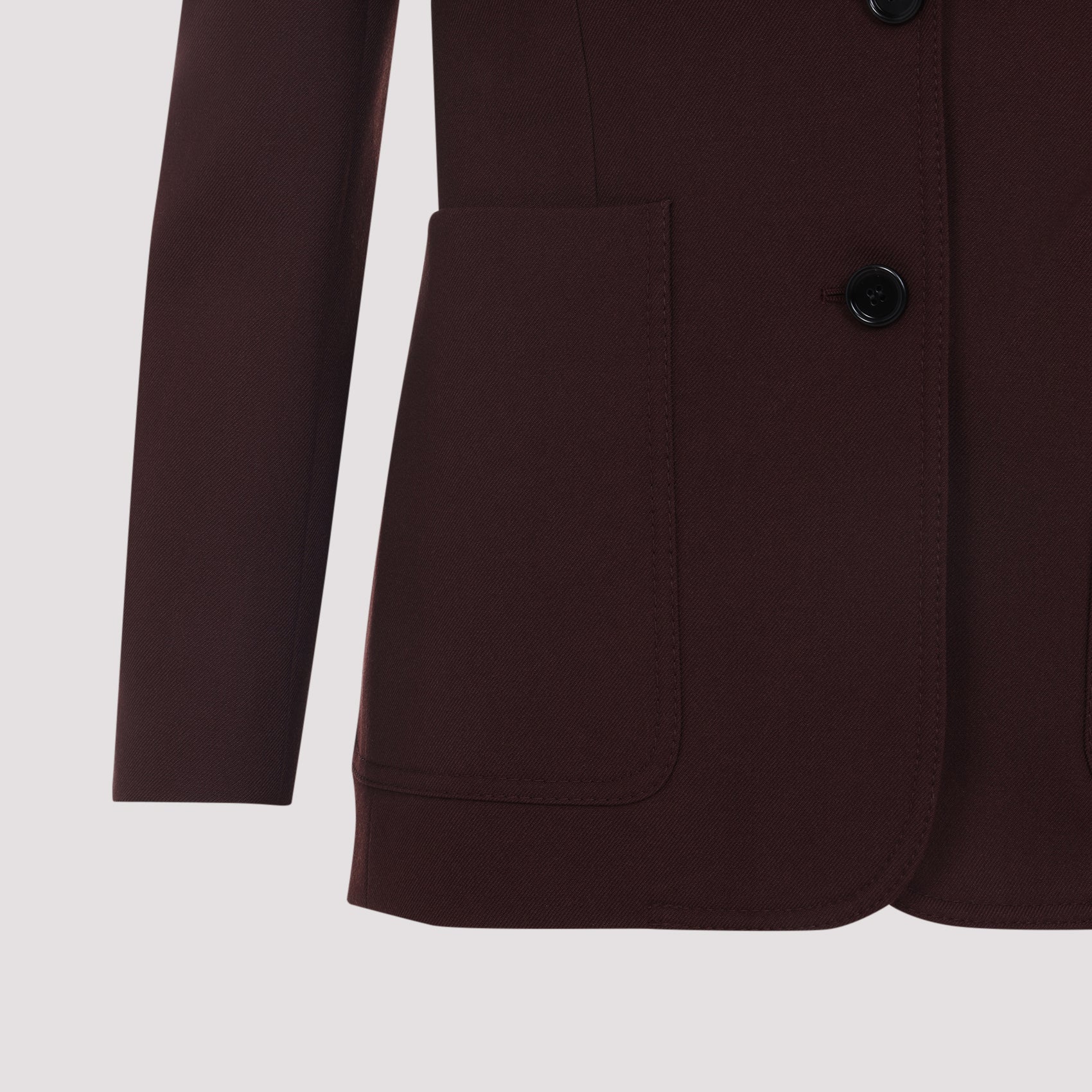 Structured Tailored Jacket With Classic Lapel