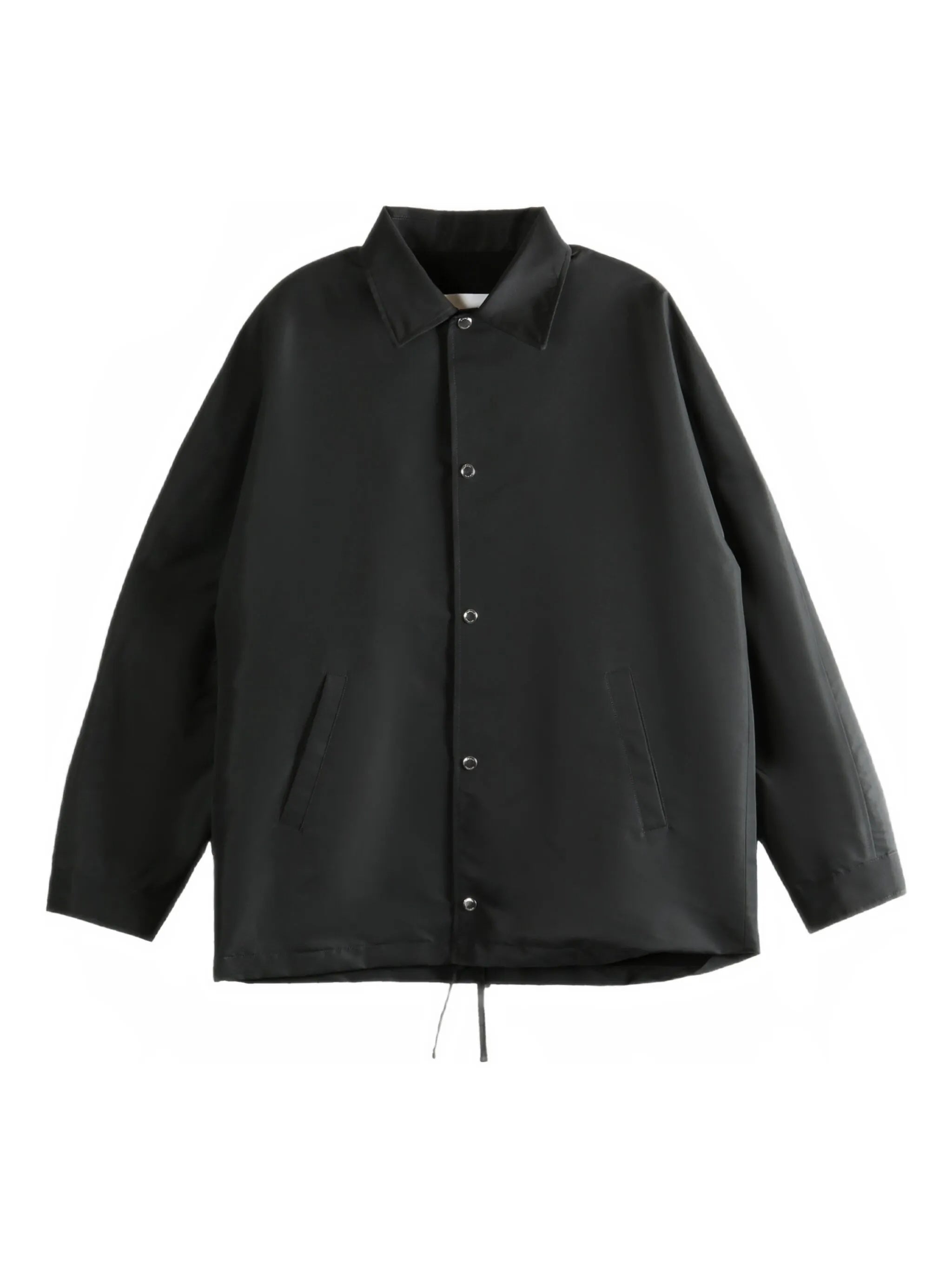 Black Coach Recycled Polyester Logo Jacket