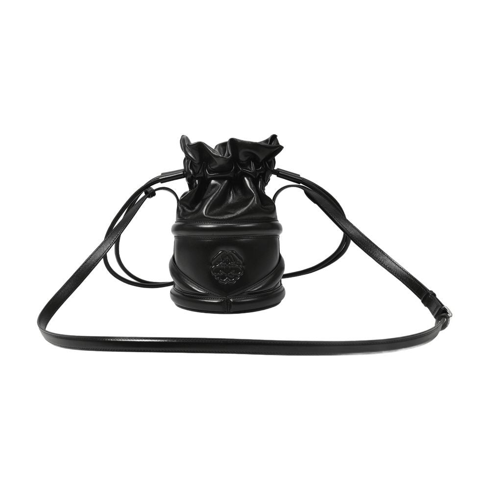 Soft Curve Bag In Black Leather