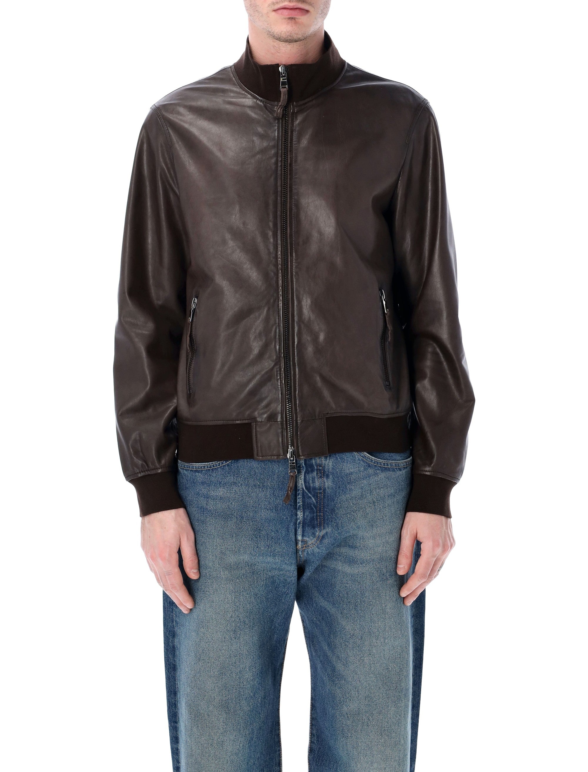 Sword 6.6.44 Leather Bomber Jacket