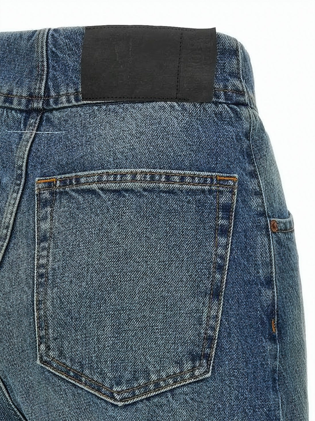 High-Waisted Denim Pants