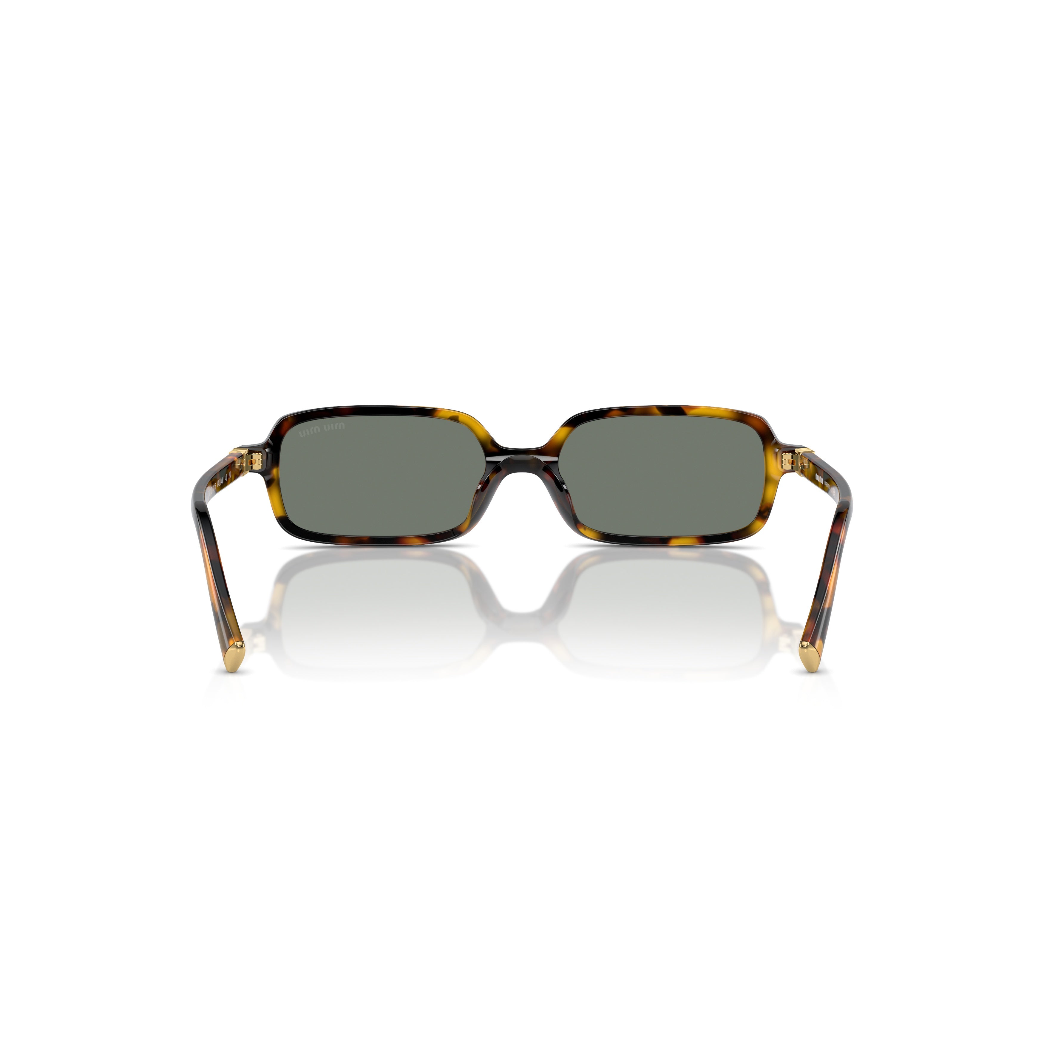0mu 11zs Rectangular Tortoiseshell Acetate Sunglasses
