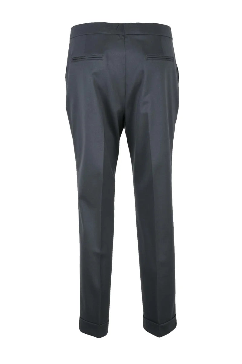 Virgin Wool Trousers - Grey