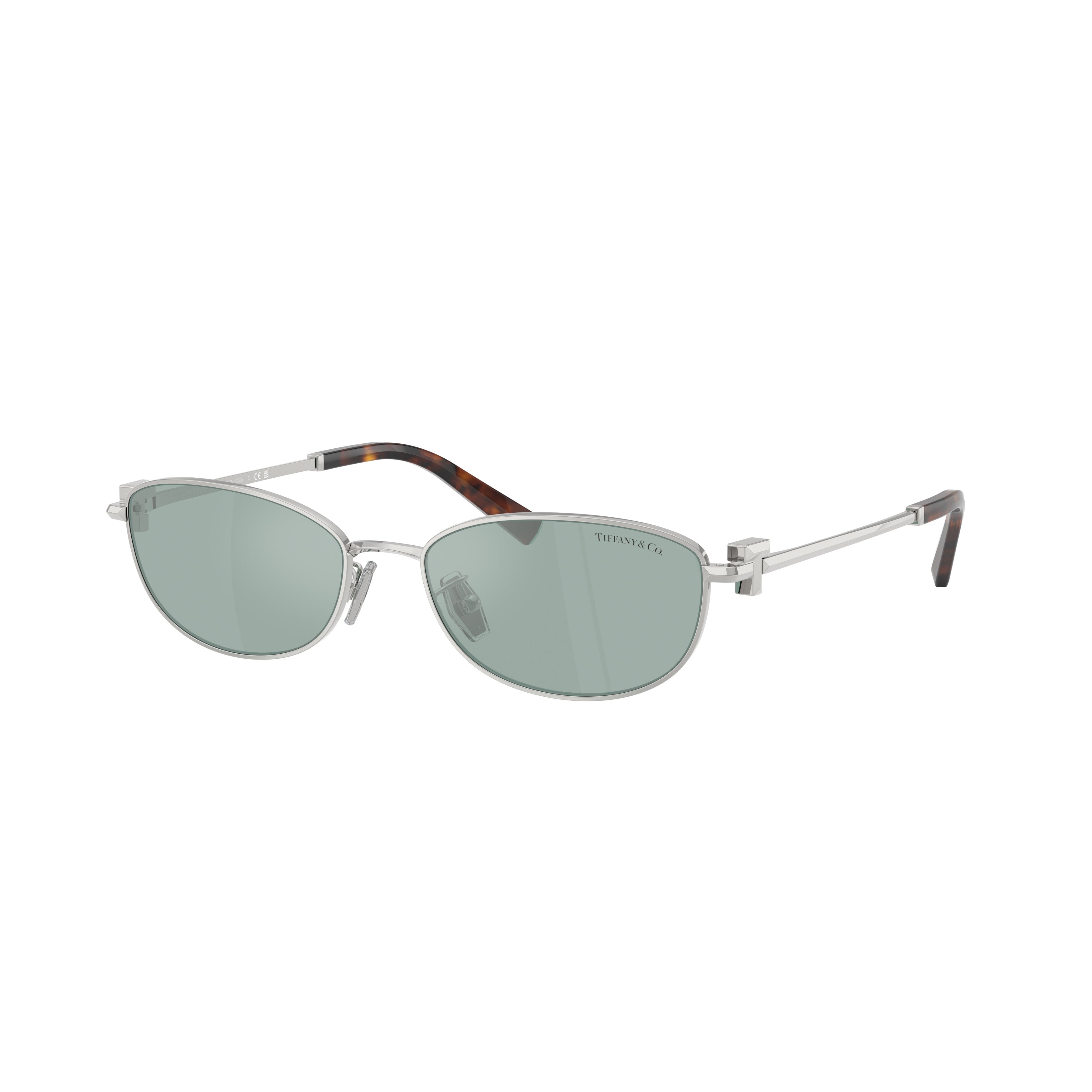 0tf3115 Oval-Shaped Steel Sunglasses