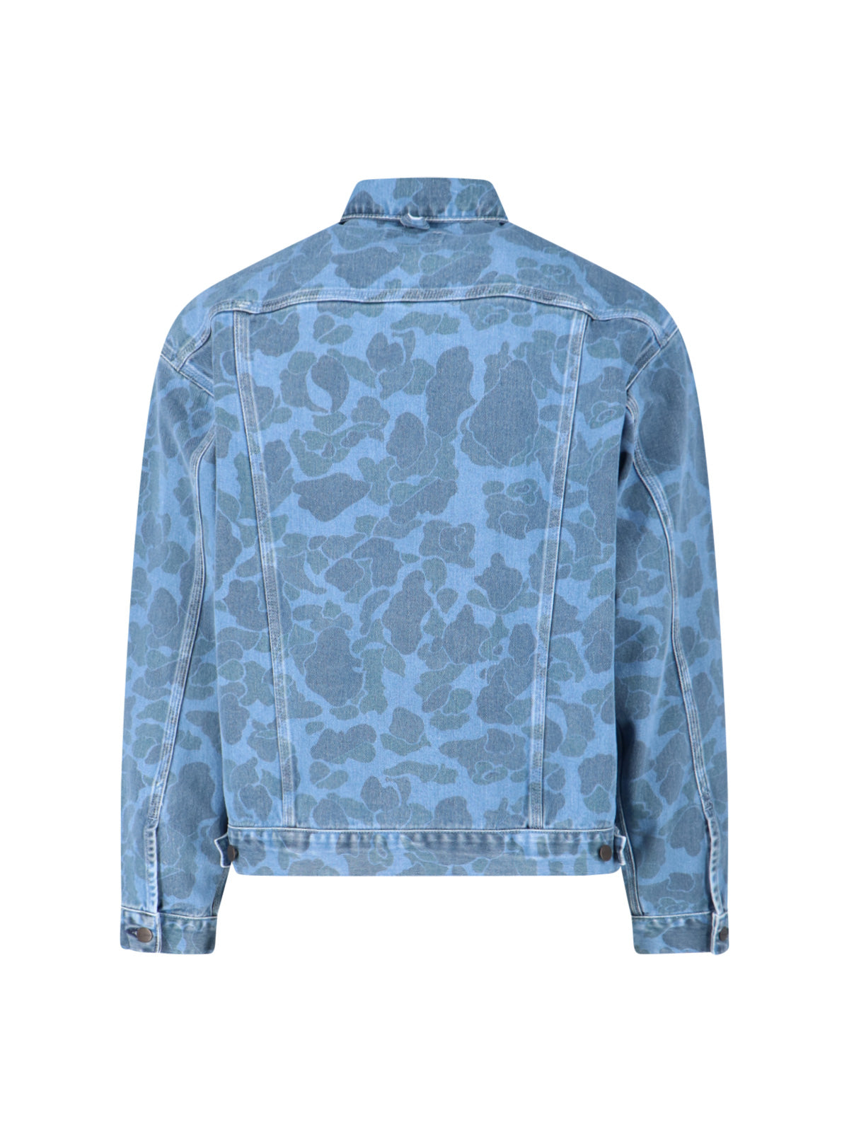 "Duck Helston" Jacket, In Light Blue Organic Cotton