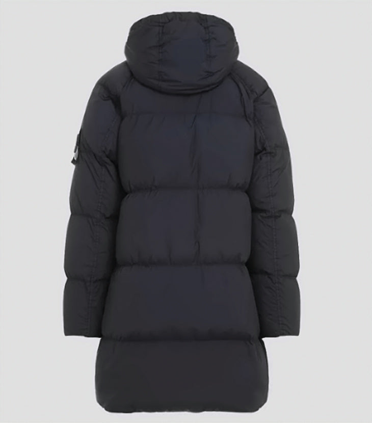 Quilted Hooded Down Jacket