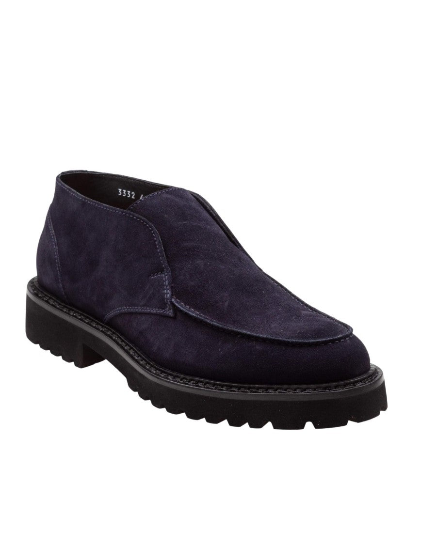 Adler Chukka Ankle Boot In Blue Suede
