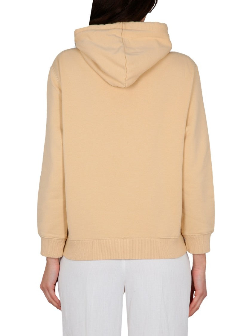 Relaxed-Fit Cotton Sweatshirt With Drawstring Hood