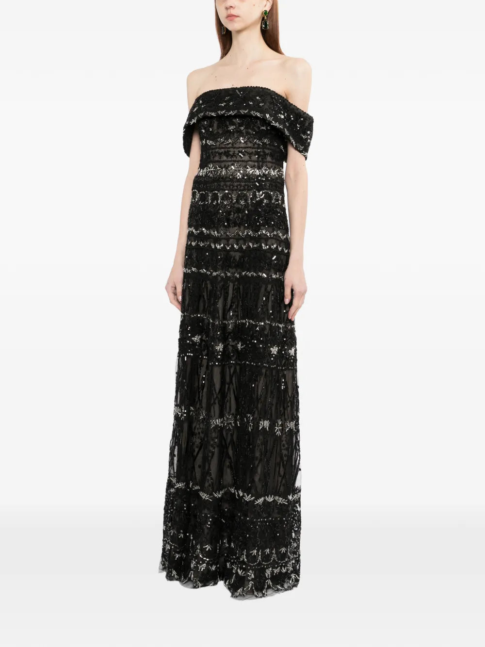 Beaded Tulle Dress