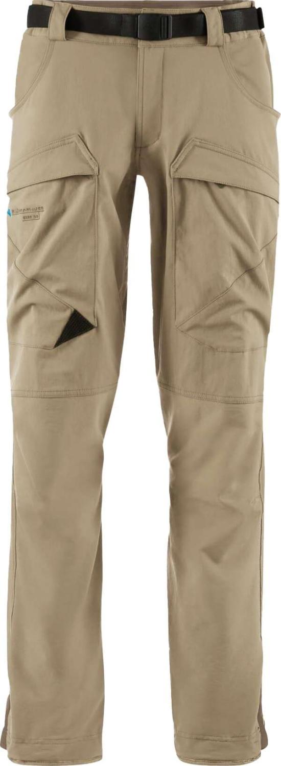 Slightly Structured Straight Pants with Multi-Pocket Design
