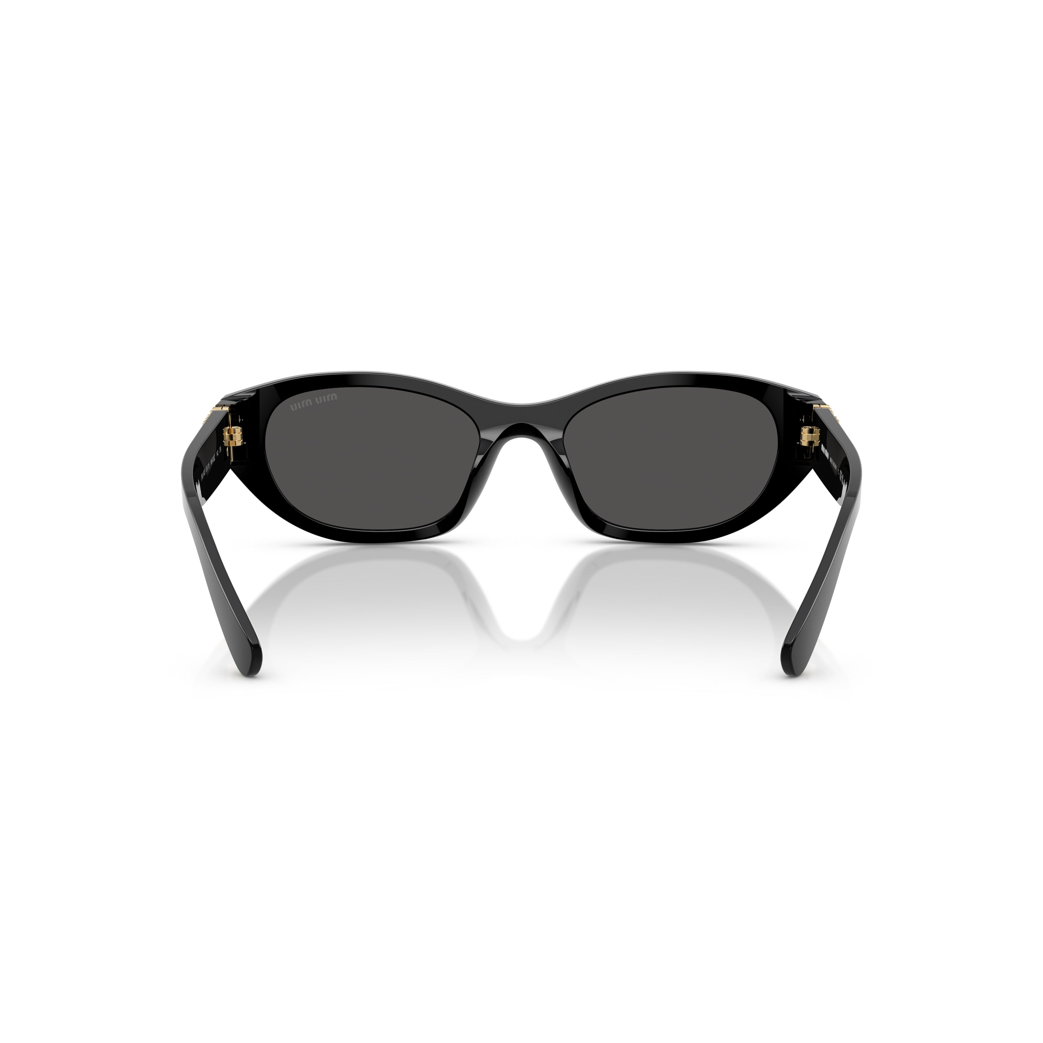 0mu A03s Rectangular Black Acetate Sunglasses