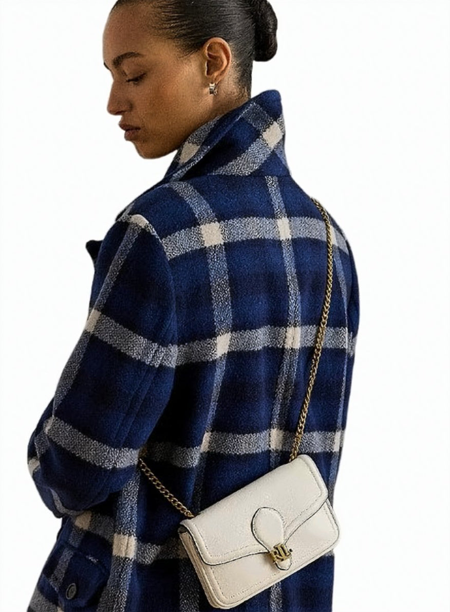 Bradley Hammered Leather Shoulder Bag