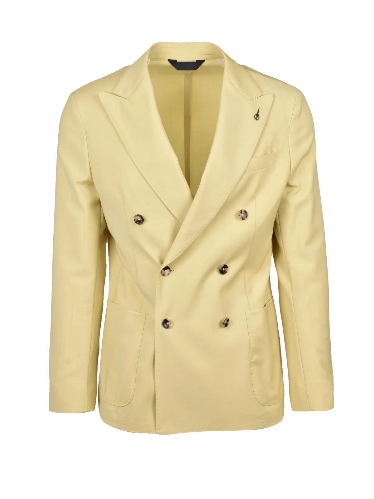 Double-Breasted Virgin Wool Jacket - Green