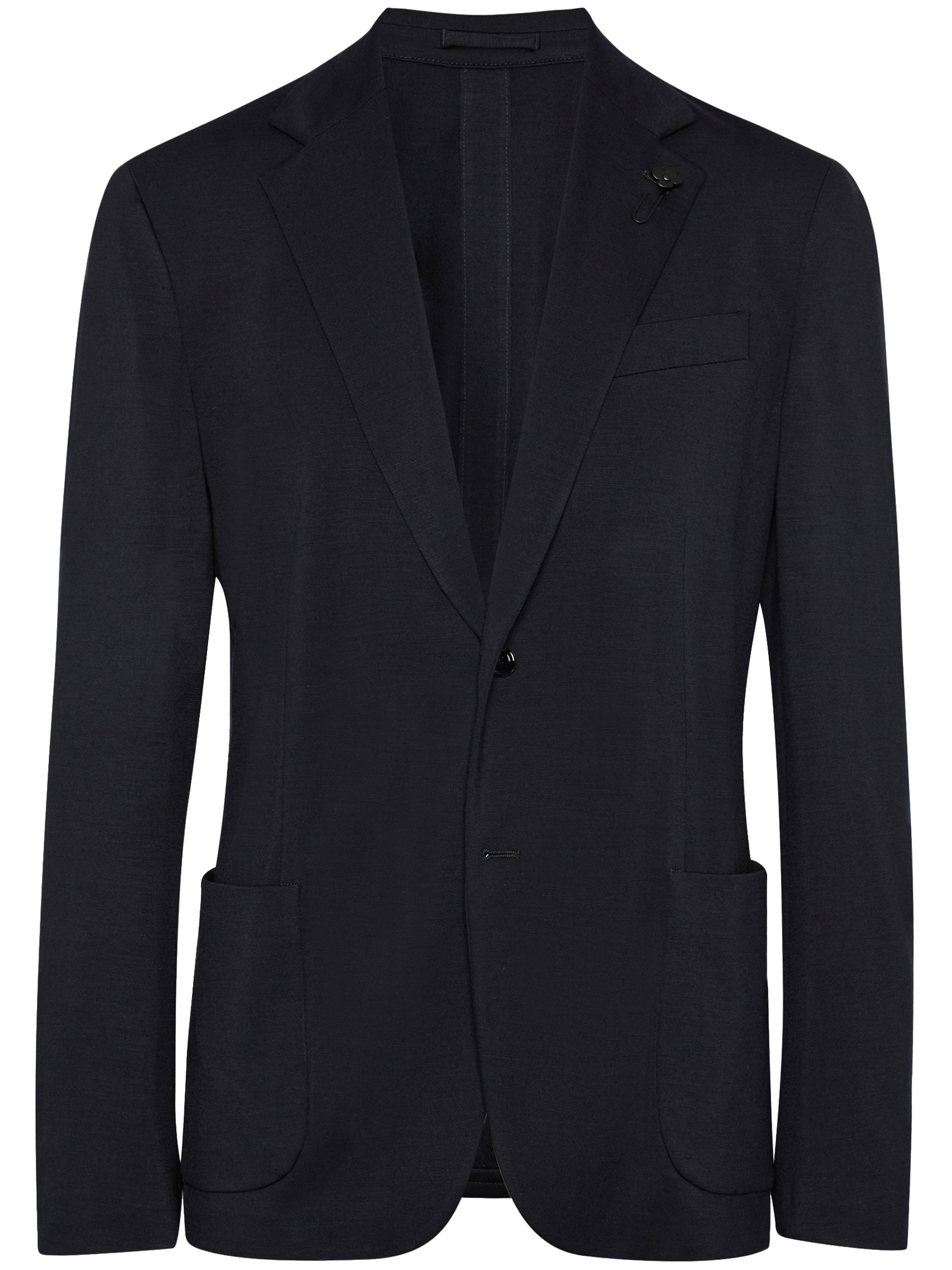 Black Easy Wear Drop Two-Piece Suit
