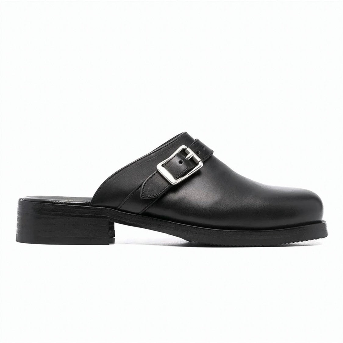 Smooth Calf Leather Mule Shoes