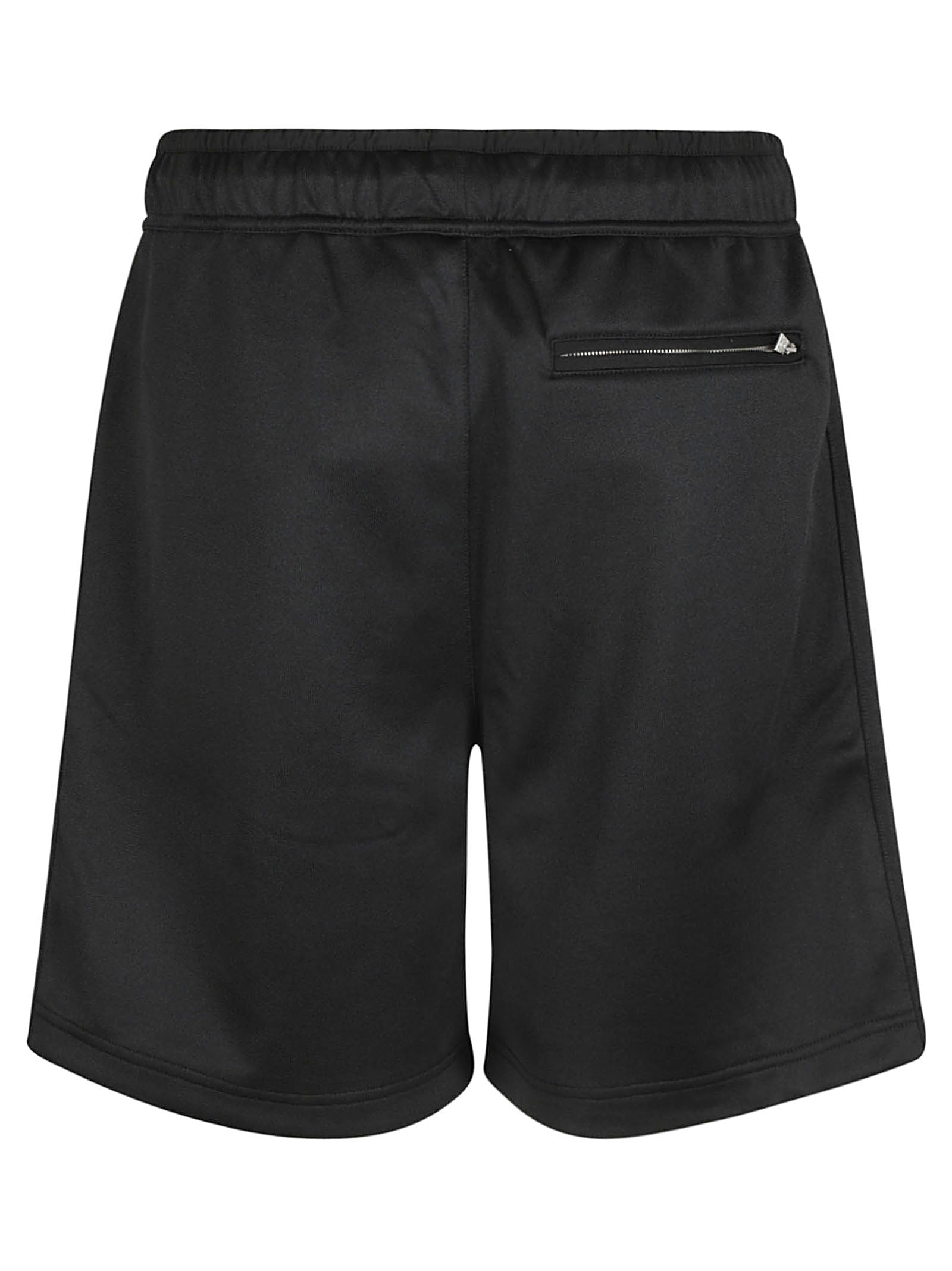 Classic Black Knitted Cotton Shorts