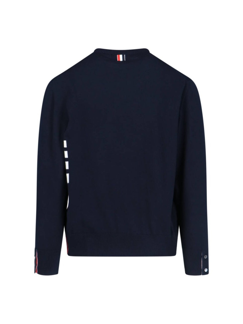 "4-Bar" Knit Sweater – Blue