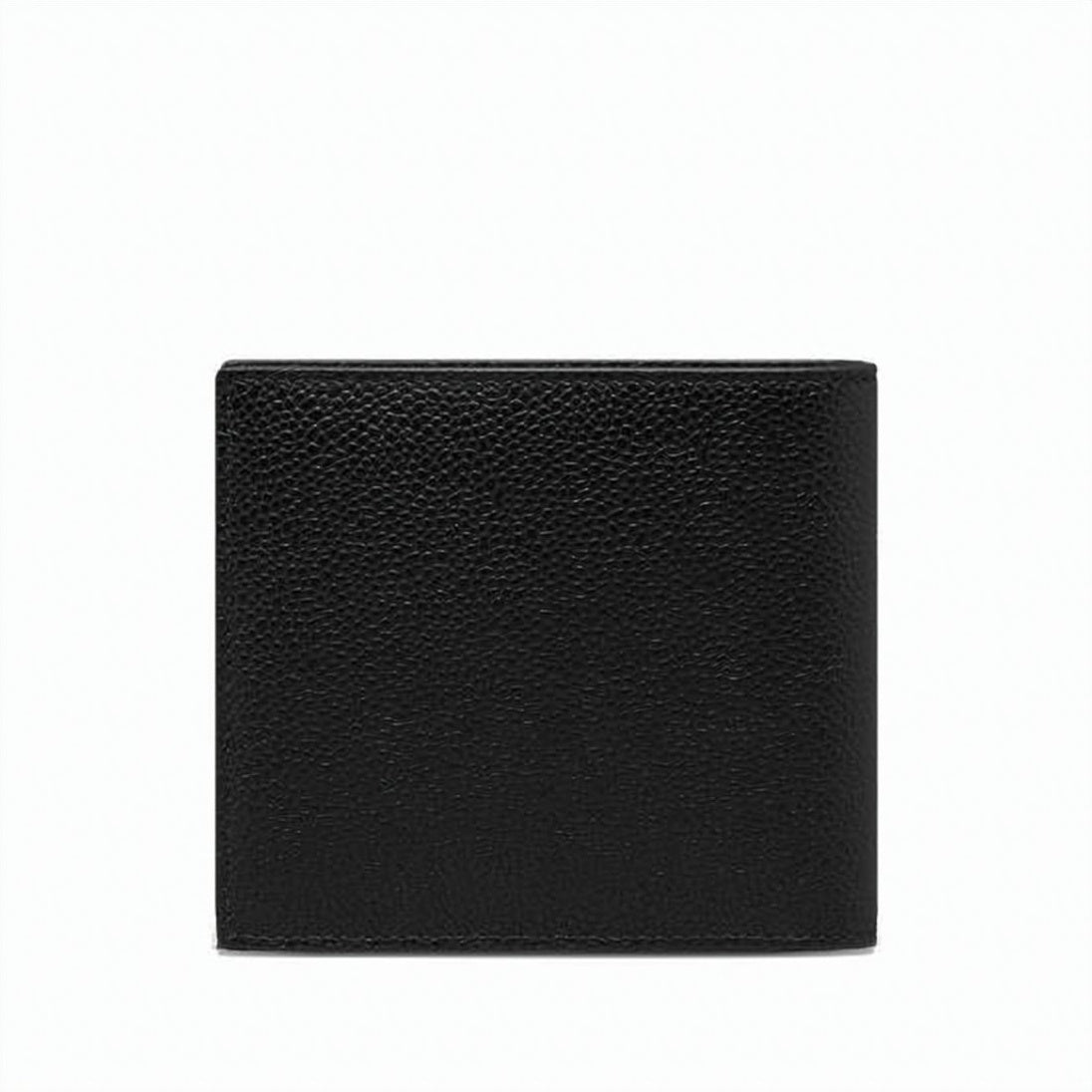 Textured Calf Leather Compact Bifold Wallet
