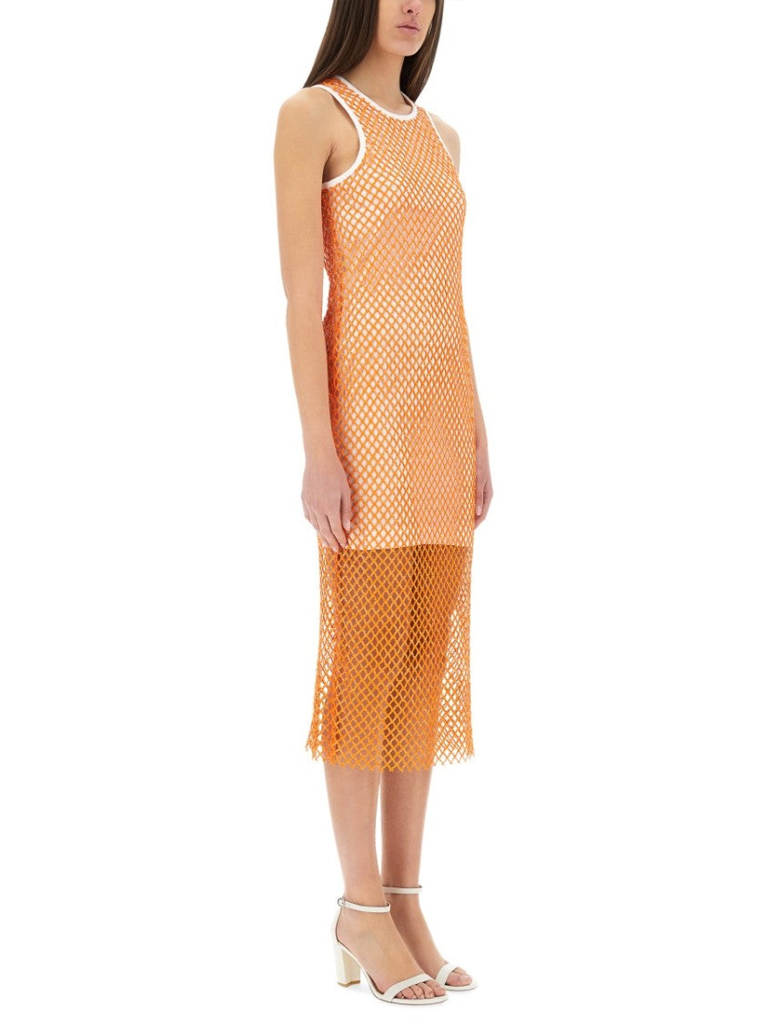 Mesh And Sequin Dress