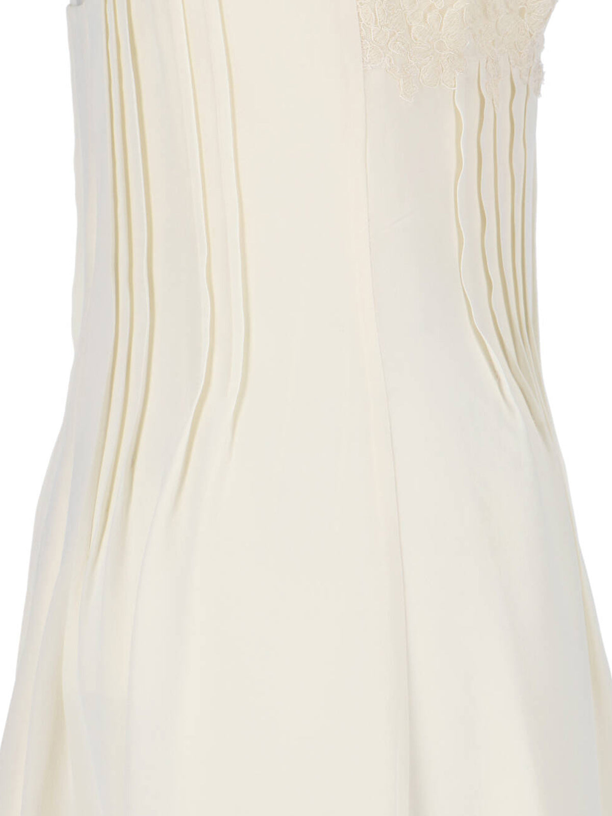 Ivory Silk Midi Dress