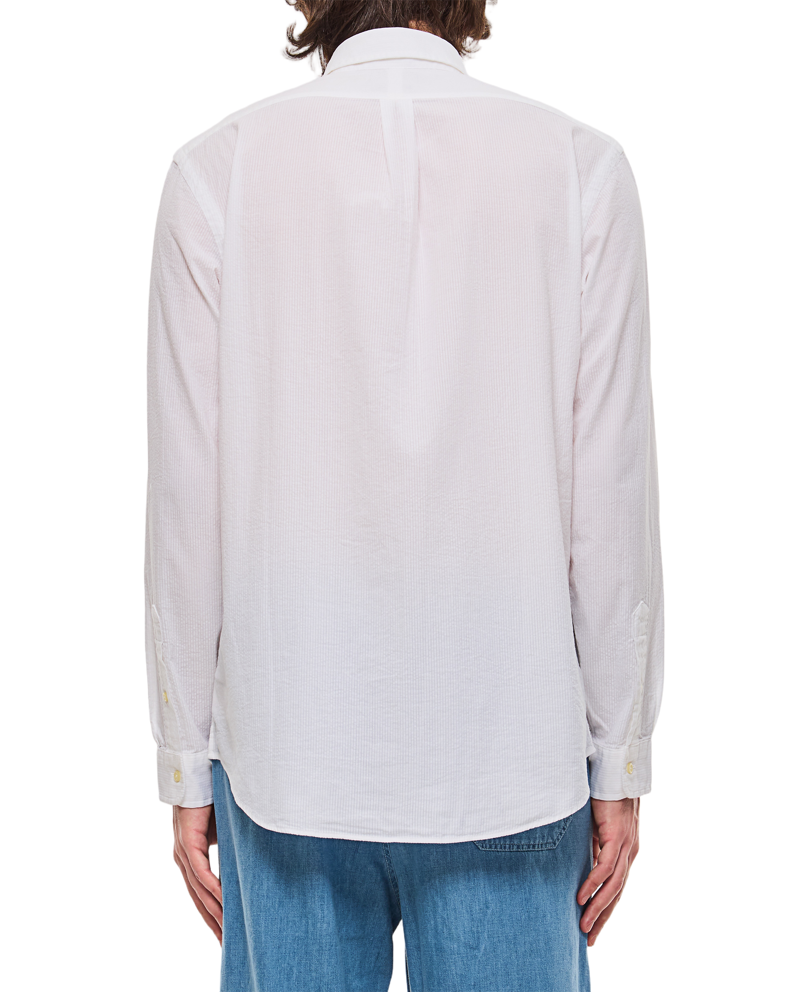 White Cotton Sport Shirt