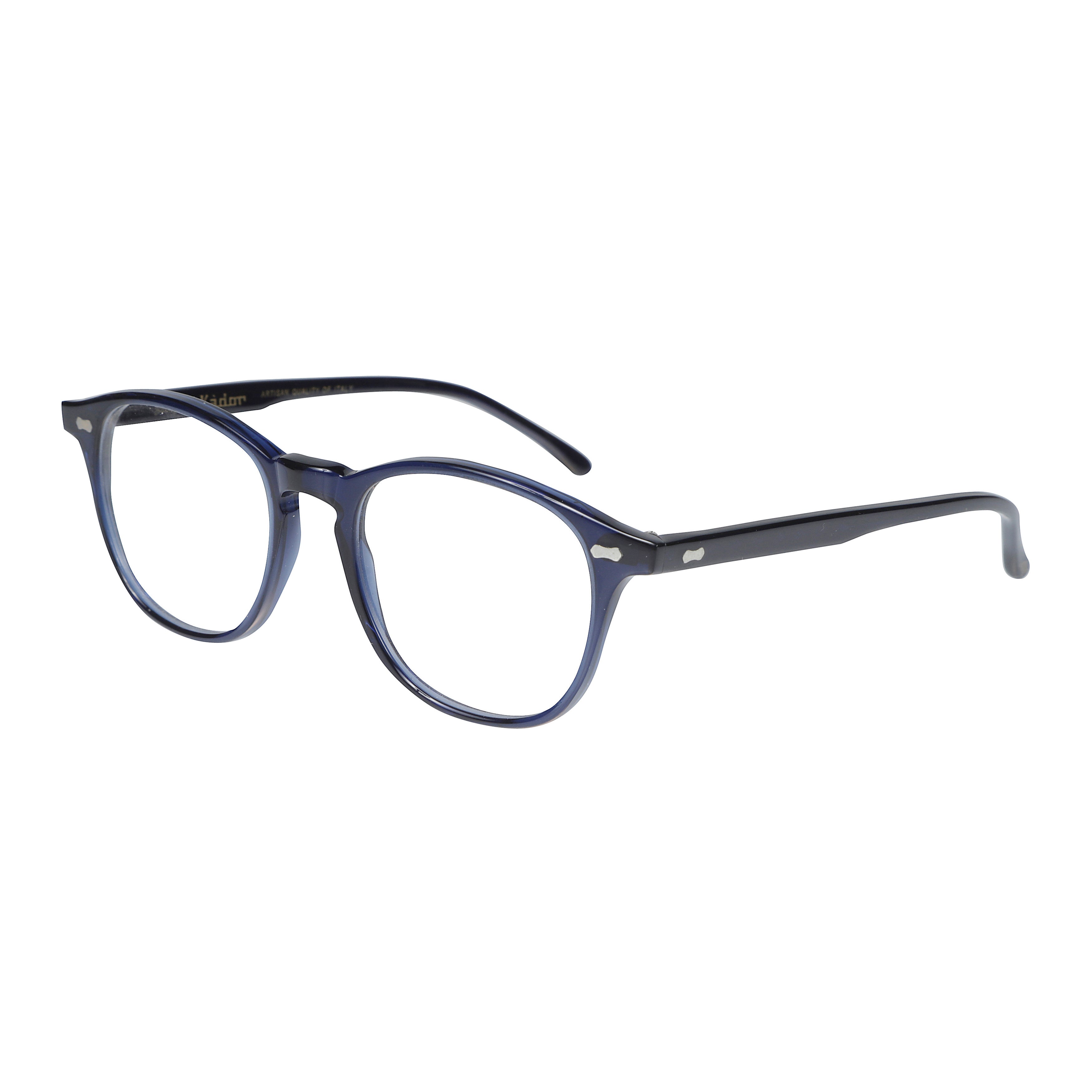 Pepper Round Frame Sunglasses with Keyhole Bridge