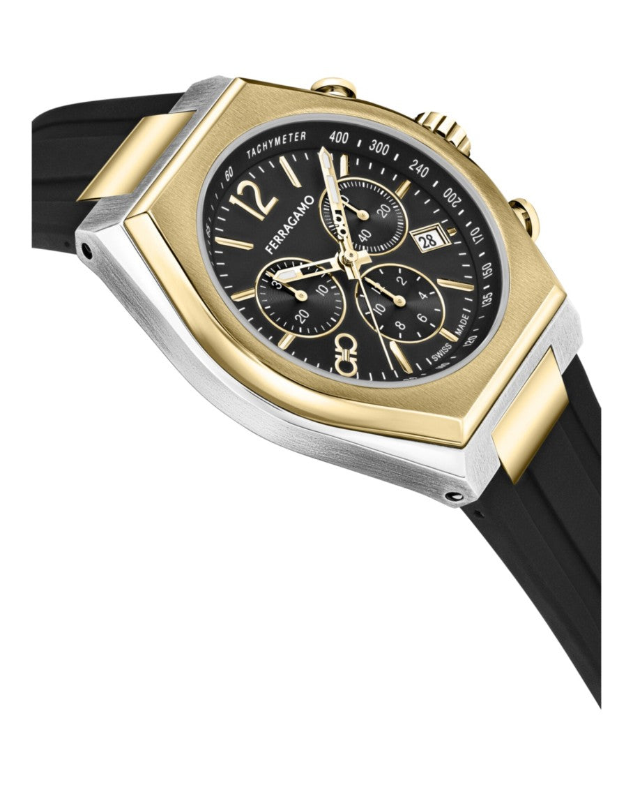 Tonneu Chrono Silicone Watch