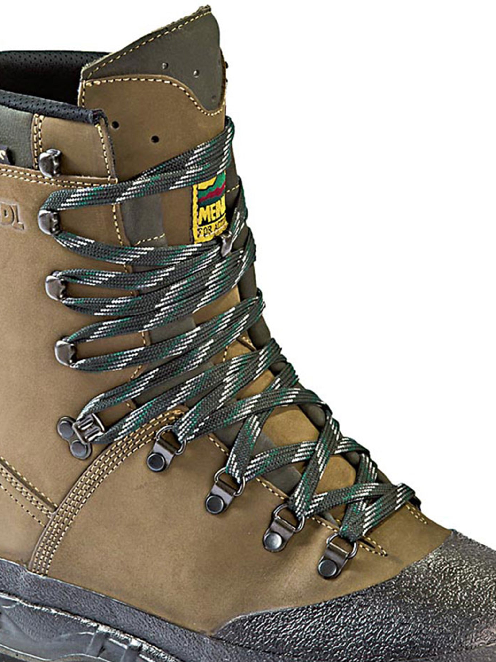 Brown Antarktis Leather High-Top Boots