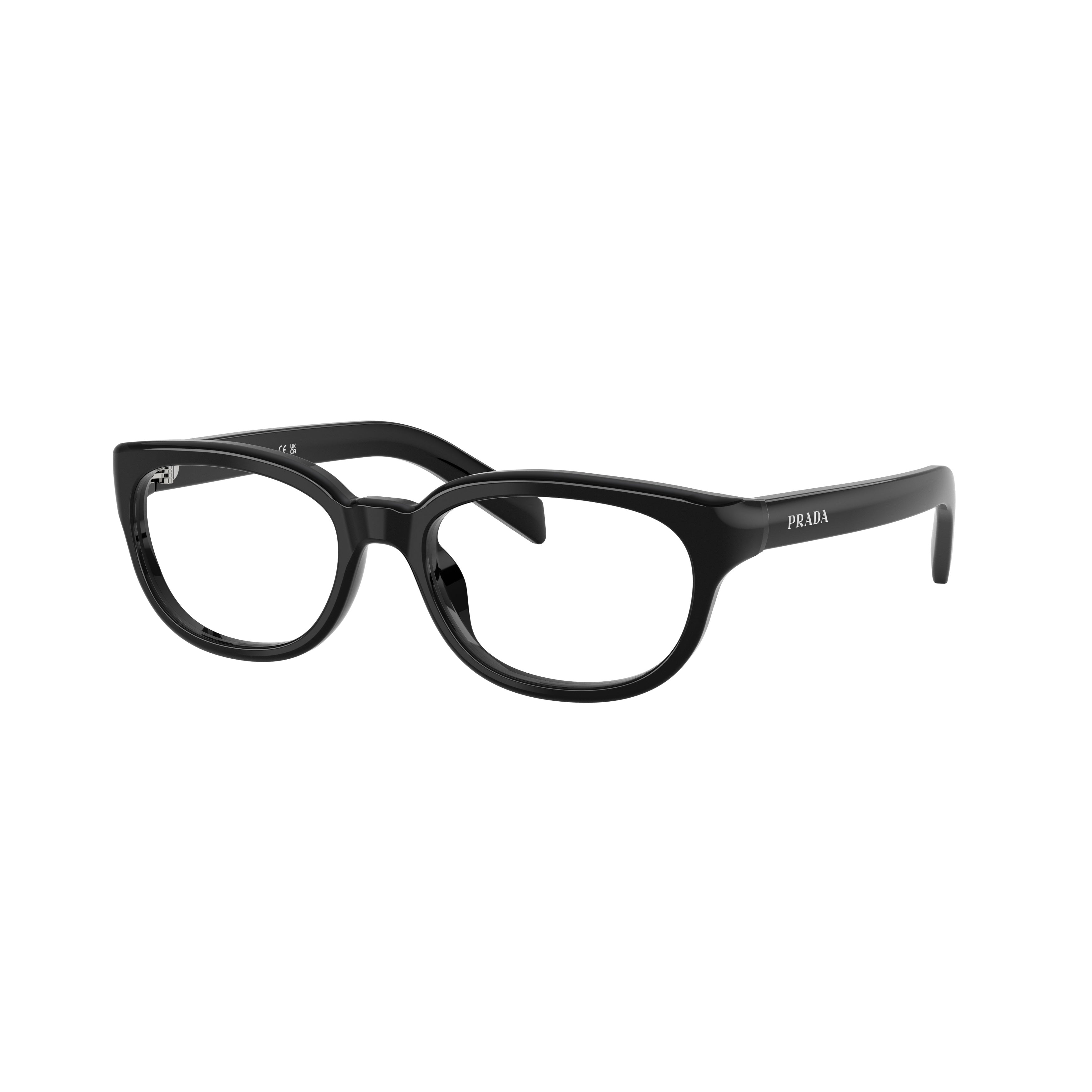 0pr D03vu Rectangular Black Acetate Sunglasses