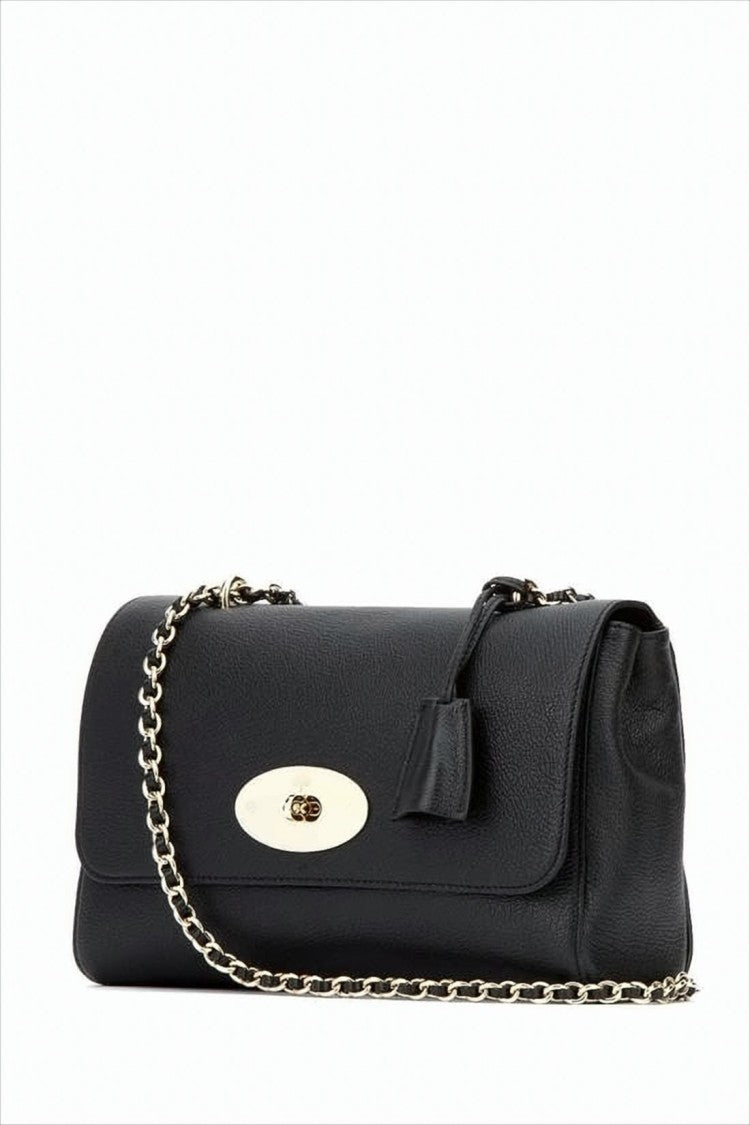Textured Leather Shoulder Bag