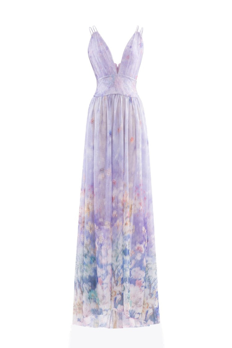 Floral Printed Long Dress
