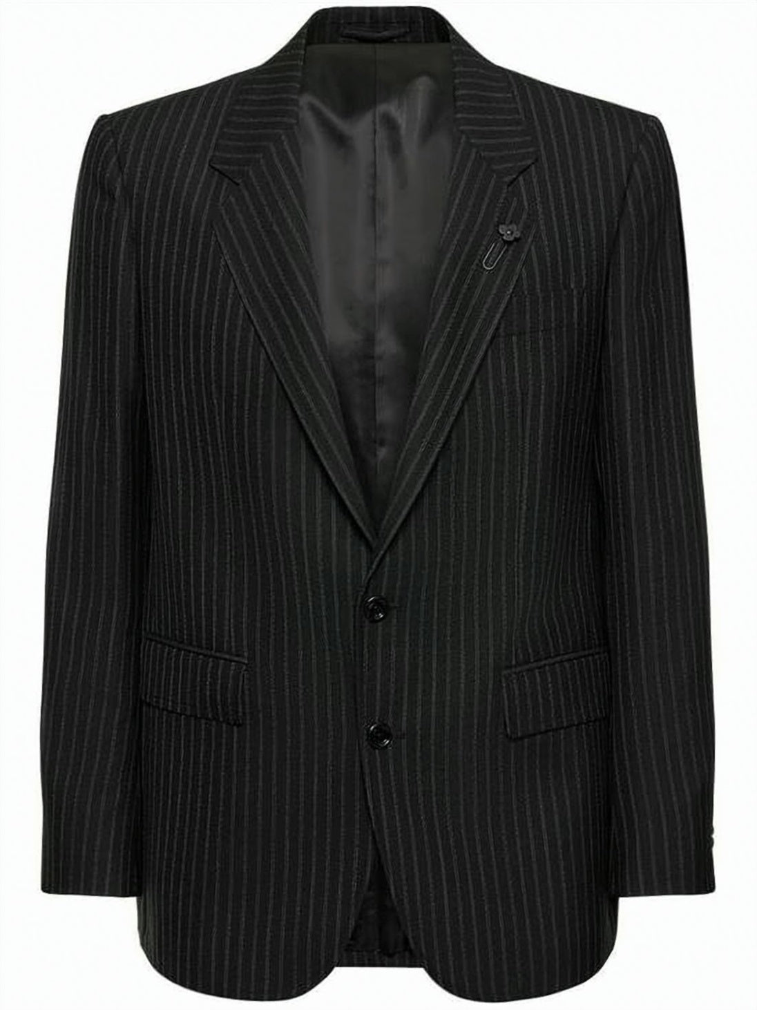 Pinstripe Tailored Suit Jacket