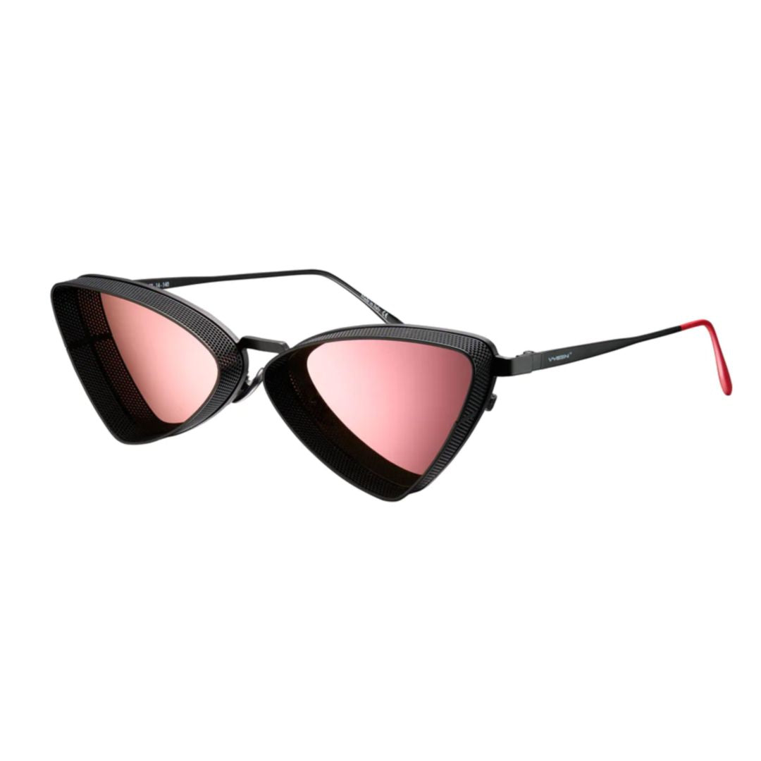 Sl-2 Triangular Cat-Eye Sunglasses with Textured Finish